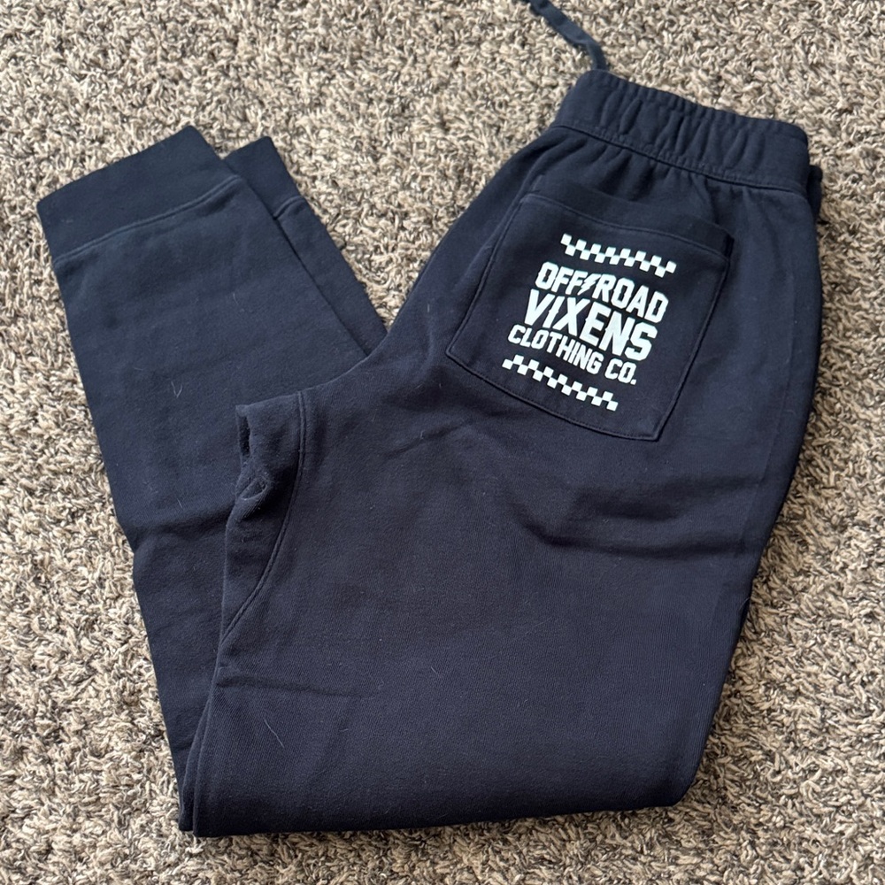Off Road Vixens Black Jogger Sweatpants